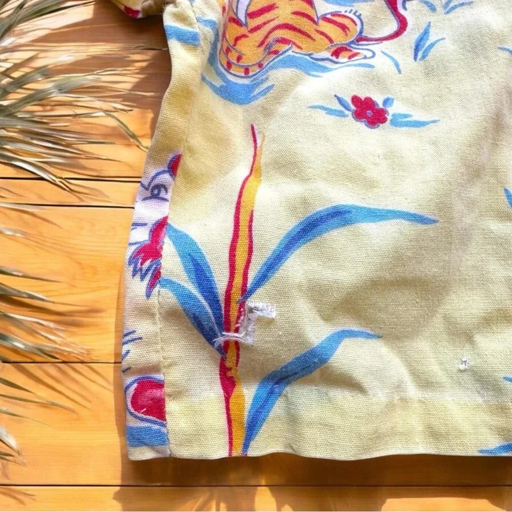VINTAGE Handmade Two-Piece Baby/Toddler Capri Outfit - Estimated Size 2T